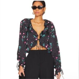 For Love & Lemons Rosen Blouse Top